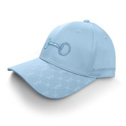 Czapka z daszkiem Daisy JD ATTACK. Niebieskie czapki damskie JD ATTACK, z aplikacjami, z bawełny. Za 109.00 zł.