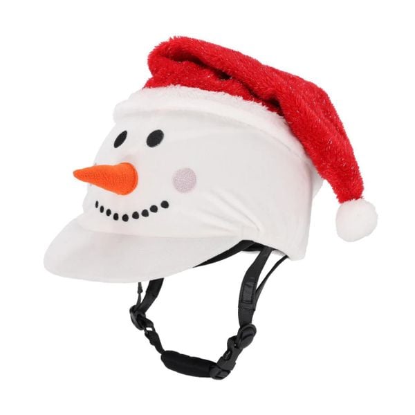 Czapka na kask jeździecki QHP Noël. Białe czapki damskie QHP, bez wzorów, z poliesteru, klasyczne. Za 125.00 zł.