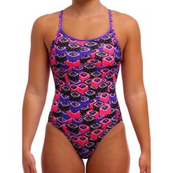 Strój kąpielowy jednoczęściowy FUNKITA Mushi Sushi - Diamond Back. Fioletowe stroje kąpielowe damskie Funkita, s, bez wzorów. Za 259.00 zł.