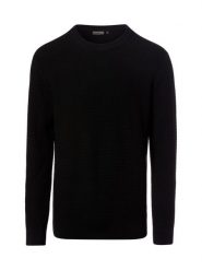 Finshley & Harding sweter z dzianiny Mężczyźni Bawełna czarny, XL. Czarne swetry męskie Finshley & Harding, m, bez wzorów, z bawełny, bez kołnierzyka, bez ramiączek. Za 149.95 zł.