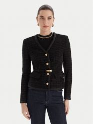 Marciano Guess Marynarka 5BGN07 7394A Czarny Regular Fit. Czarne marynarki i żakiety damskie Marciano Guess, z aplikacjami, z syntetyku, bez kołnierzyka, bez ramiączek. Za 1,289.00 zł.