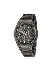 Maserati Zegarek Velocita Slim Chronograph R8873653006 Czarny. Czarne zegarki męskie maserati, bez wzorów, ze stali. Za 1,609.00 zł.
