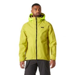 Kurtka wodoodporna Helly Hansen HP Storm Racing. Zielone kurtki męskie Helly Hansen, m, bez wzorów, bez kaptura. W wyprzedaży za 1,095.50 zł.