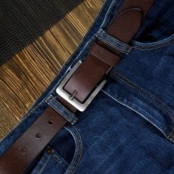 Pasek skórzany 100 CM PAOLO PERUZZI 04Z02100 brązowy. Brązowe paski męskie Paolo Peruzzi, z materiału, klasyczne. Za 59.00 zł.