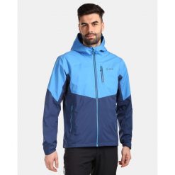 Męska kurtka outdoorowa Kilpi SONNA-M. Niebieskie kurtki męskie Kilpi, l, bez wzorów, sportowe, bez kaptura. Za 289.86 zł.