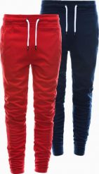 Ombre Zestaw spodni męskich dresowych - 2-pak mix Z38 V4 XL. Spodnie sportowe męskie Ombre, m, bez wzorów, z dresówki. Za 169.99 zł.