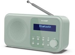 Radio Sharp Tokyo Portable Digital Radio, FM/DAB/DAB+, Bluetooth 5.0, USB or Battery Powered, Aquamarine Green | (DR-P420 (GN)). Zielone radia Sharp. Za 163.53 zł.