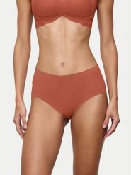 Triumph Figi klasyczne z wysokim stanem Pretty 10222227 Pomarańczowy. Brązowe majtki damskie Triumph, z syntetyku. Za 45.00 zł.