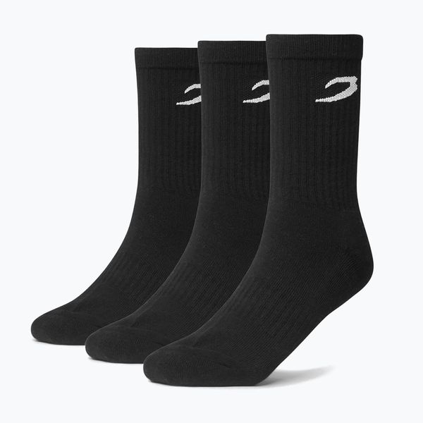 Skarpety męskie BOXRAW Crew 3. Czarne skarpety męskie BOXRAW, bez wzorów, z bawełny. Za 73.99 zł.