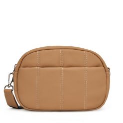 Torebka DeeZee. Brązowe listonoszki damskie DeeZee, bez wzorów, bez dodatków. Za 129.99 zł.