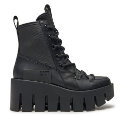 Botki United Nude. Czarne botki damskie United Nude, bez wzorów, bez obcasa, na koturnie, bez zapięcia. Za 1,649.00 zł.