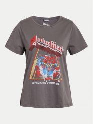 Noisy May T-Shirt Nate 27032258 Szary Regular Fit. Szare t-shirty damskie Noisy May, s, bez wzorów, z bawełny, bez kołnierzyka, bez ramiączek. Za 69.99 zł.