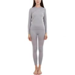 Komplet bielizny termoaktywnej dla kobiet Bezszwowy. Szare bielizna sportowa damska FUNDANGO, l, bez wzorów. Za 199.90 zł.