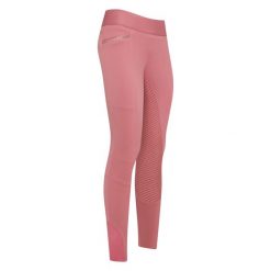 Damskie legginsy jeździeckie z pełną przyczepnością Imperial Riding EL Capone. Czerwone legginsy damskie IMPERIAL RIDING, bez wzorów. Za 401.50 zł.