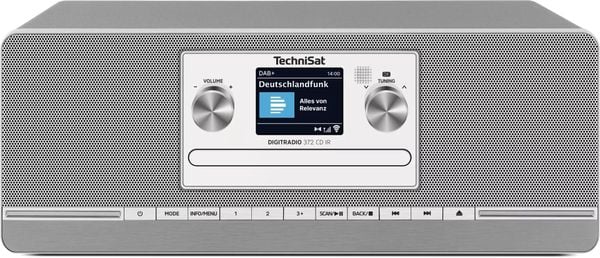Radioodtwarzacz TechniSat Technisat DigatRadio 372 CD IR srebrny. Szare radia TECHNISAT. Za 759.34 zł.