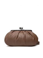 Weekend Max Mara Torebka Provino 55161812600 Brązowy. Brązowe torebki wizytowe damskie Weekend Max Mara, bez wzorów, ze skóry, bez dodatków. Za 1,889.00 zł.