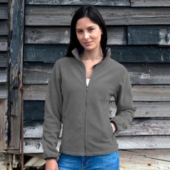 Bluza Rozpinana Damska Core Fashion Fit. Niebieskie bluzy damskie RESULT, l, z aplikacjami, z materiału, bez ramiączek, bez kaptura. Za 99.99 zł.