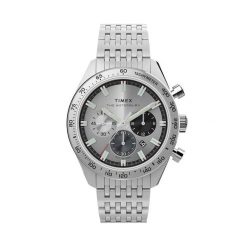 Zegarek Timex. Szare zegarki męskie Timex, bez wzorów, srebrne. Za 909.99 zł.