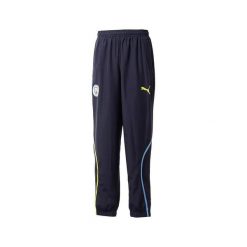Spodnie dresowe Prematch Manchester City 2024/25. Niebieskie spodnie sportowe męskie Puma, m, bez wzorów, z dresówki. W wyprzedaży za 204.50 zł.