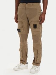 Aeronautica Militare Spodnie cargo 261PA1387UCT01493 Khaki Regular Fit. Brązowe spodnie materiałowe męskie Aeronautica Militare, bez wzorów, z bawełny. Za 1,189.00 zł.