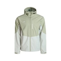 Męska kurtka softshell LANETTE M, wodoodporna, wiatroszczelna i termiczna z tech. Brązowe kurtki męskie IZAS, m, bez wzorów, z softshellu, bez kaptura, trekkingowe. Za 443.43 zł.