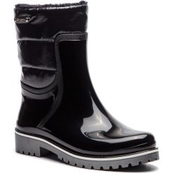 Kalosze KAZAR - Elvira 34825-TS-00 Black. Czarne kalosze damskie Kazar, bez wzorów, z gumy, bez zapięcia. W wyprzedaży za 309.00 zł.
