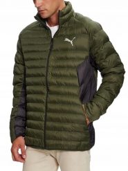 Męska kurtka pikowana Puma Packlite Primaloft zielona. Zielone kurtki męskie Puma, m, bez wzorów, z poliamidu, klasyczne, bez kaptura. Za 259.00 zł.