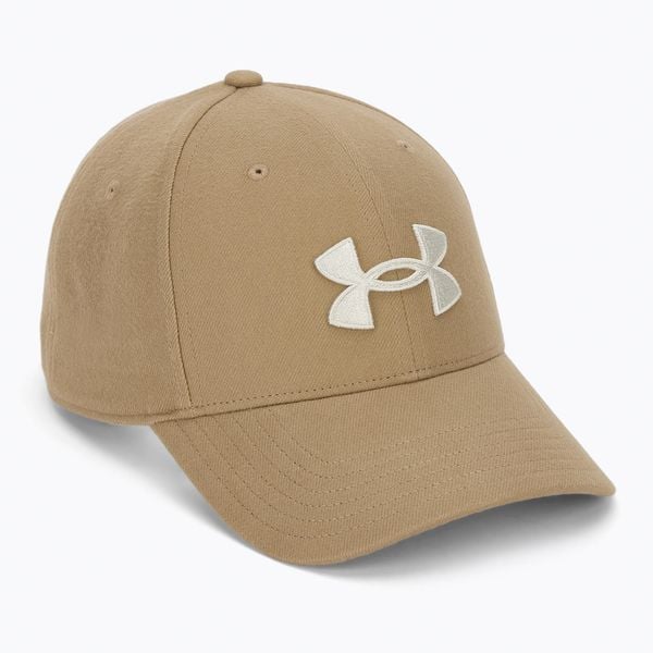 Czapka Under Armour Blitzing Low Brushed. Brązowe czapki męskie Under Armour, na zimę, bez wzorów. Za 62.99 zł.