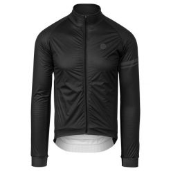 Męska kurtka rowerowa zimowa Polartec Alpha wiatroszczelna czarna. Czarne kurtki męskie AGU, na jesień, l, bez wzorów, z materiału, z kapturem. Za 1,018.85 zł.
