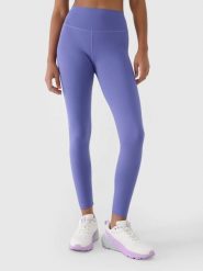 LEGGINSY DAMSKIE 4F DŁUGIE TRENINGOWE SZYBKOSCHNĄCE NA SIŁOWNIĘ. Legginsy damskie 4F, bez wzorów, z materiału. Za 81.75 zł.