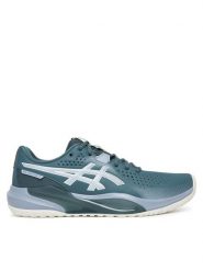 Asics Buty do tenisa Gel-Challenger 15 1041A510 Zielony. Zielone buty sportowe męskie Asics, bez wzorów, ze skóry, bez zapięcia, tenisowe. Za 539.99 zł.