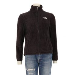 Second life - Kurtka polarowa TNF Osito dla kobiet - Stan bardzo dobry. Czarne kurtki sportowe damskie The North Face, s, bez wzorów, z materiału, bez ramiączek, bez kaptura, trekkingowe. Za 211.46 zł.