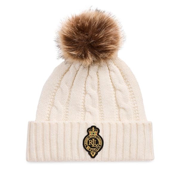 Czapka LAUREN RALPH LAUREN. Czapki damskie Lauren Ralph Lauren, na zimę, bez wzorów. Za 339.99 zł.