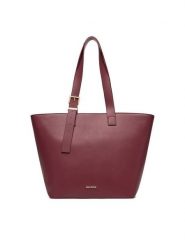 Gino Rossi Torebka C-AYSHA-KQ78 Bordowy. Czerwone shopperki damskie Gino Rossi, bez wzorów, z materiału, bez dodatków. Za 329.99 zł.