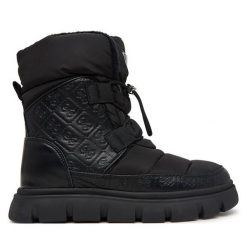Śniegowce Guess. Czarne śniegowce damskie Guess, bez zapięcia. Za 544.99 zł.