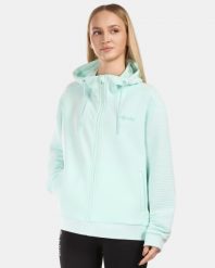 Damska bawełniana bluza z kapturem Kilpi BAYA-W. Zielone bluzy damskie Kilpi, bez wzorów, z bawełny, bez ramiączek, z kapturem. Za 422.05 zł.