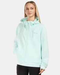 Damska bawełniana bluza z kapturem Kilpi BAYA-W. Zielone bluzy damskie Kilpi, bez wzorów, z bawełny, bez ramiączek, z kapturem. Za 370.41 zł.