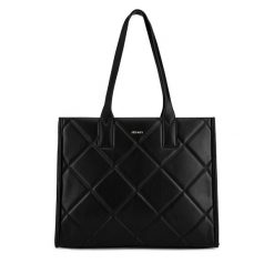Torebka JENNY. Czarne shopperki damskie Jenny, bez wzorów, bez dodatków. Za 159.99 zł.