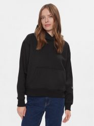 Calvin Klein Jeans Bluza Back Bold Monologo Hoodie J20J222895 Czarny Regular Fit. Czarne bluzy damskie Calvin Klein Jeans, l, bez wzorów, z jeansu, bez ramiączek, bez kaptura. Za 299.99 zł.