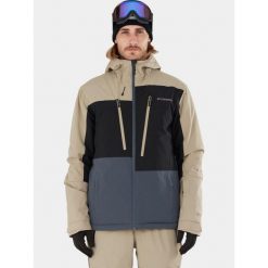 Kurtka Narciarska Męska Fundango Atlas Allmountain. Brązowe kurtki sportowe męskie FUNDANGO, na zimę, m, bez wzorów, z materiału, bez kaptura, narciarskie. W wyprzedaży za 599.00 zł.