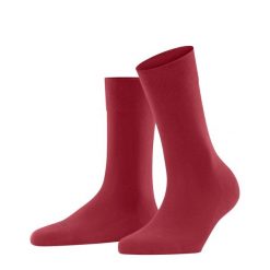 Skarpetki damskie Falke Sensitive London. Niebieskie skarpetki damskie Falke, bez wzorów, z bawełny. Za 119.50 zł.