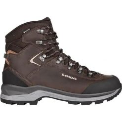Buty trekkingowe męskie Lowa Ranger Gtx. Brązowe trekkingi męskie Lowa, z materiału, za kostkę, bez zapięcia. Za 1,281.00 zł.