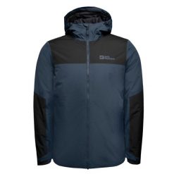 Kurtka zimowa męska Jack Wolfskin Jasper Ins. Szare kurtki męskie Jack Wolfskin, na zimę, l, bez wzorów, z puchu, sportowe, bez kaptura. Za 741.65 zł.