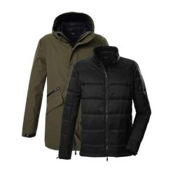 Kombinezon parka i puchówka Killtec KOW 94. Brązowe parki męskie KILLTEC, m, bez wzorów, z materiału, bez kołnierzyka, bez kaptura. Za 974.50 zł.