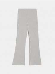 Legginsy z rozszerzaną nogawką - szary. Szare legginsy damskie Sinsay, bez wzorów. Za 29.99 zł.