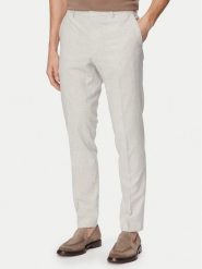 BOSS Spodnie materiałowe H-Genius-253 50561874 Szary Slim Fit. Szare szorty męskie Boss, bez wzorów, z materiału. Za 679.99 zł.