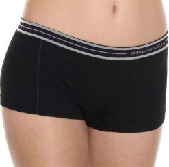Brubeck Bokserki damskie Active Wool czarne r. M (BX10860). Czarne bielizna sportowa damska Brubeck, m, bez wzorów. Za 72.98 zł.