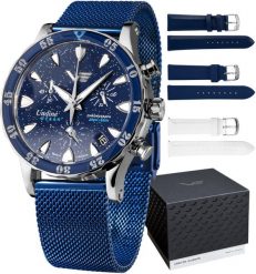 Zegarek damski Vostok Europe VK68-515A756BB niebieski. Niebieskie zegarki damskie Vostok Europe. Za 3,282.99 zł.