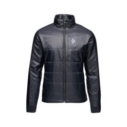 Kurtka puchowa Black Diamond Solution 2.0. Czarne kurtki męskie Black Diamond, bez wzorów, z puchu, sportowe, bez kaptura. Za 851.50 zł.