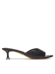 Aldo Klapki Delphinia 13965246 Czarny. Czarne klapki damskie Aldo, bez wzorów, ze skóry, bez obcasa, bez zapięcia. Za 229.99 zł.